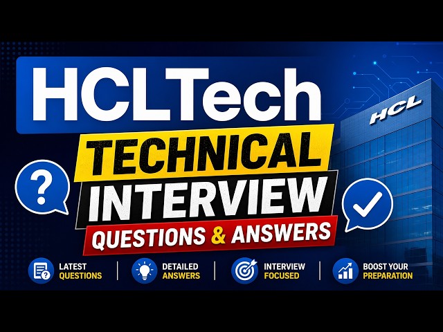 HCLTech Technical Interview Questions & Answers