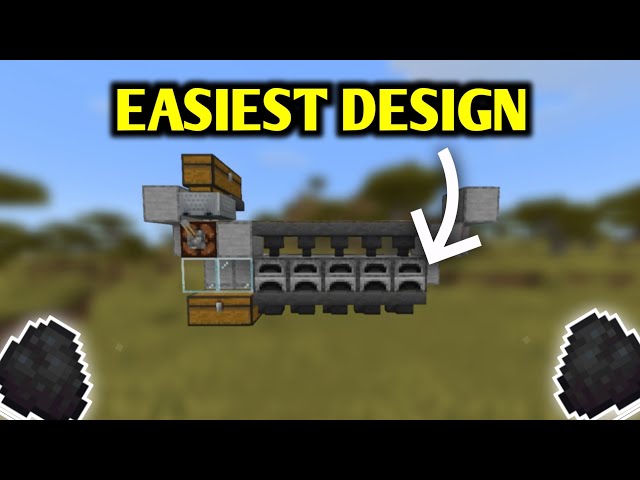 Minecraft Super Smelter - Simple, Fast, Automatic! Minecraft Bedrock 1.21.