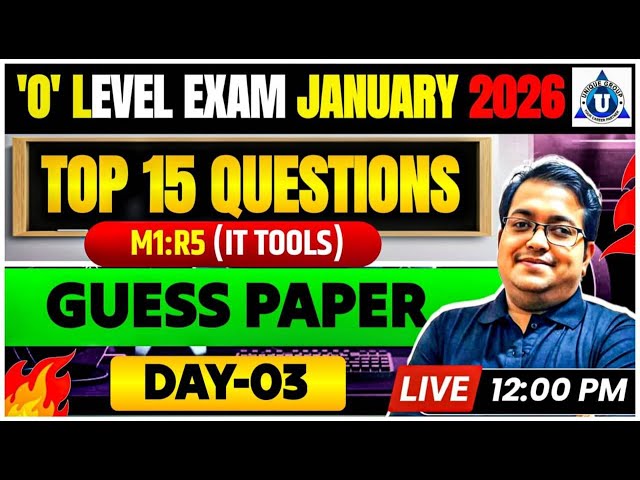 M1 Fundamental Important Guess Paper Session 3