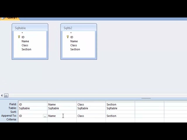 Append query in Ms Access@COMPUTEREXCELSOLUTION