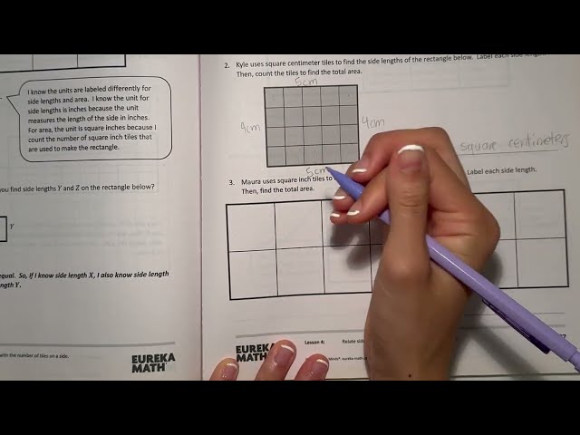 Eureka Math Grade 3 Module 4 Lesson 4 Homework | #mathwithaubrey #answers