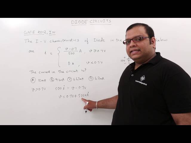 Diode circuits previous GATE problem 2
