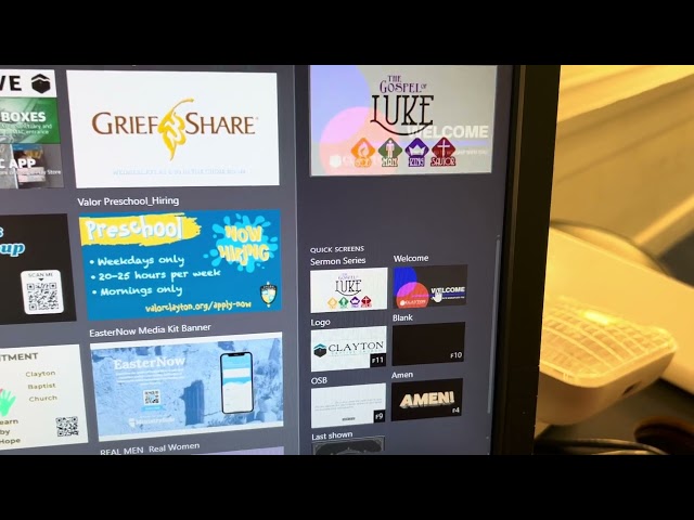 Proclaim - User Interface