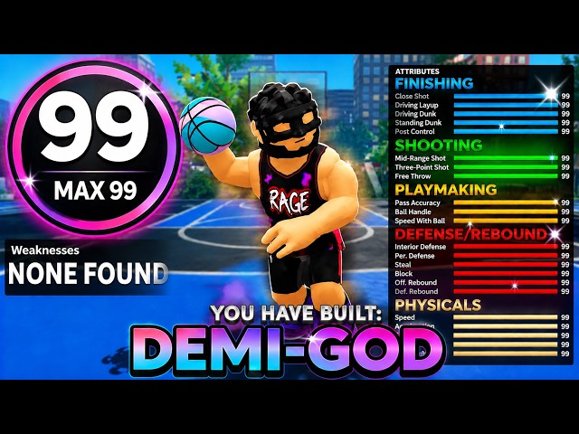 The PERFECT Demi-God Build That Can Do EVERYTHING in Practical Basketball + Jump shots + Animations