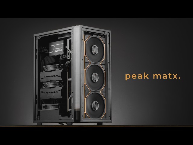 All Black, Compact Vertical Micro ATX Gaming PC Build - Lian Li B4