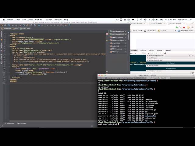 Yeoman 1.0 Backbone RequireJS - Video 2