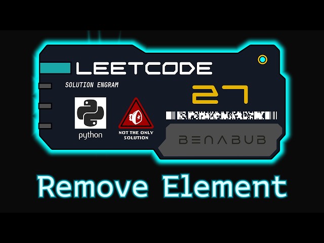 Remove Element — LeetCode #27 | Python Algorithm Visualization