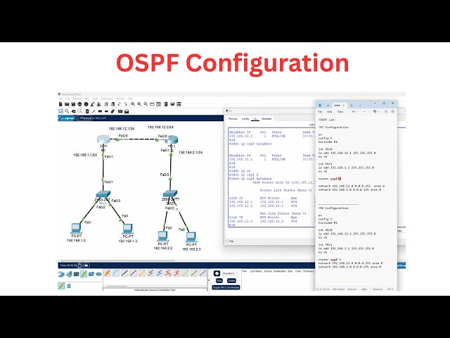 Cisco OSPF Configuration Explained: Step-by-Step Guide for Beginners! 🚀