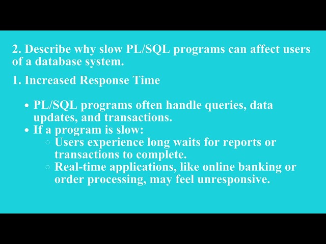 Introduction to Performance and Tuning in PL/SQL | Q4 Oracle L32 P1 | SMILE ROAD