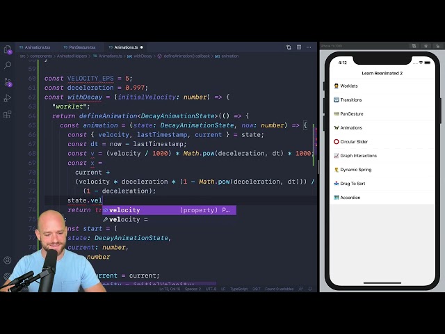 Custom Animations — React Native Gestures and Animations