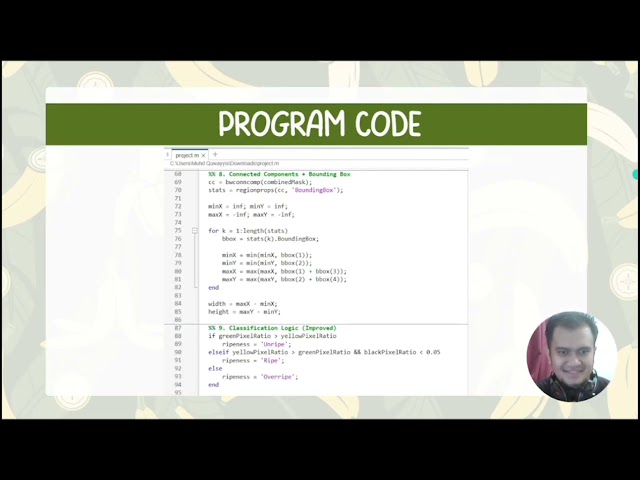 Group Project Image Processing & Pattern Recognition (Banana Ripeness Detection) using MatLAB