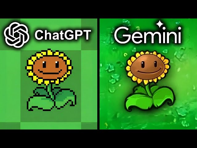 ChatGPT vs Gemini Make PvZ From Scratch