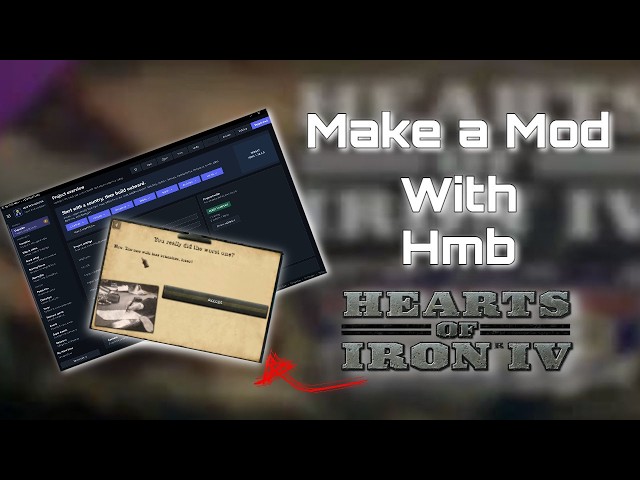 Making a Mod with Dino's Hoi4 Mod Builder | HOI4 Modding