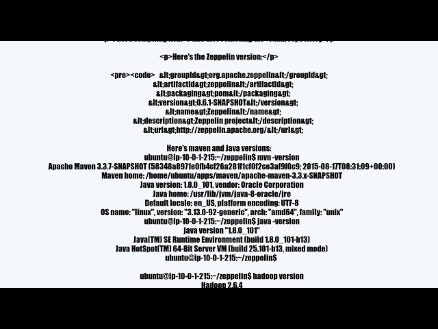 Build Error Zeppelin 0.6.1