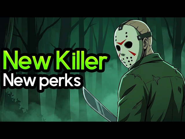 DBD - New Killer (Jason Voorhees) Gameplay + New Perks (PTB)