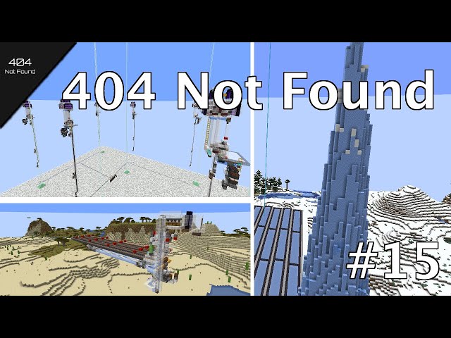 404 Not Found Technical SMP 15 - PROGRESS UPDATE - 6 Raid Farms, Ice Farm, Bonemeal/Moss Block Farm