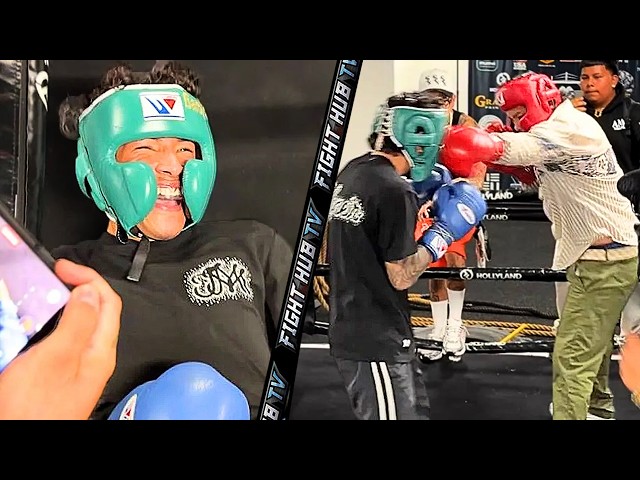 Chino Maidana KO’s streamer Oblivion in sparring with BODY SHOT!