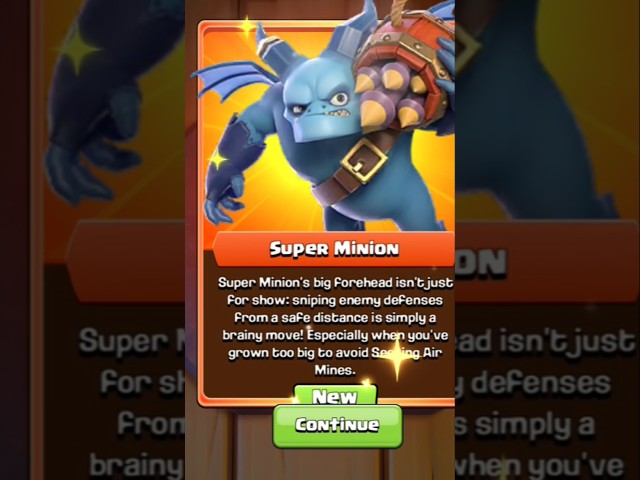 Finally Super Minion Claim Card!😱 #coc #gaming #attack #views #viral