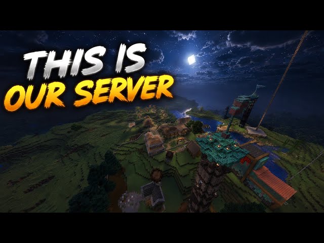 ULTIMATE SERVER TOUR | I MADE A CRAZY LOOKING TOWER...
