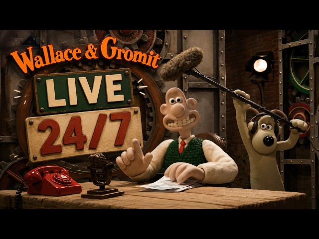 Wallace & Gromit 24/7 🔴 LIVE Stream 🧀 #livestream