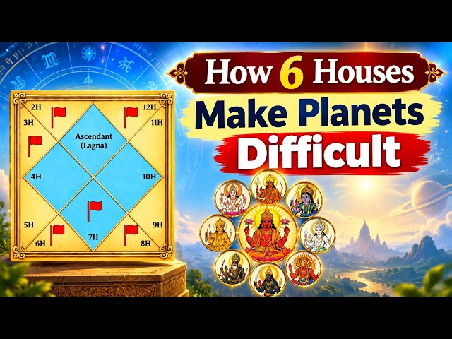 6 Difficult Houses for Planetary Placements | Indicators of Achievements and Struggles: Part 1