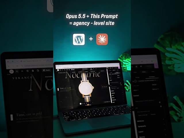Claude Opus 5.5 Built This Website in WordPress Elementor🤯