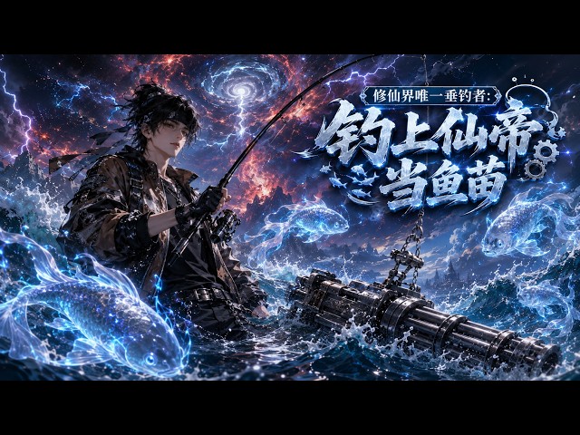 新番上线🔥【Multi SUB】《修仙界唯一垂钓者：钓上仙帝当鱼苗》现代总裁叶鸣被弟弟夺权，江边钓鱼时意外落水穿越修仙界。 #動態漫畫 #玄幻  #修仙