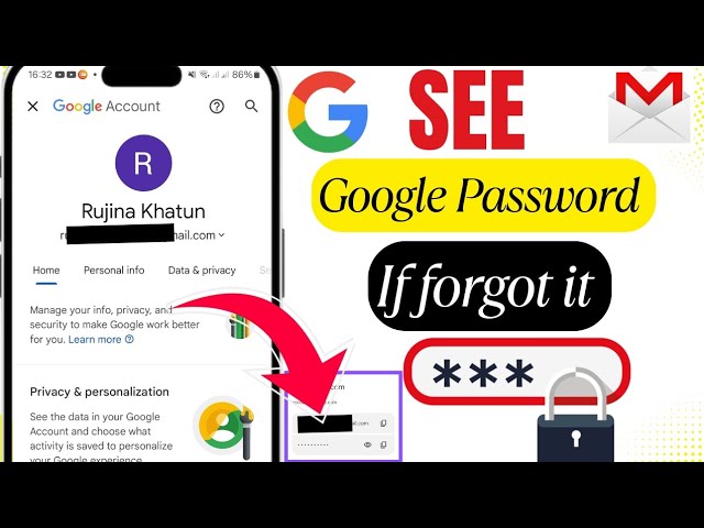 How to See Your Google Account Password on Mobile 2025 | See Gmail Password,