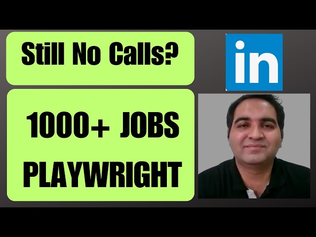 Playwright hiring is growing rapidly!| Playwright Tutorial| RD Automation Learning