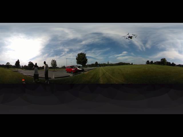 Typhoon H In Banning Park via 360fly 4H 360 video.