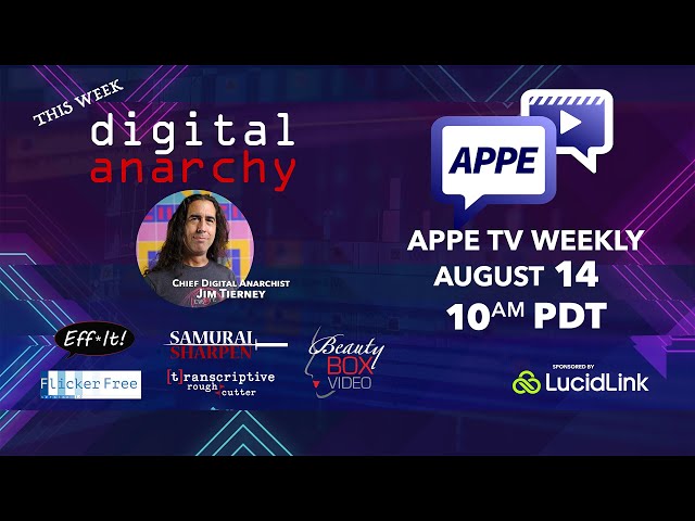 APPE TV - Digital Anarchy - Advanced Video Tools