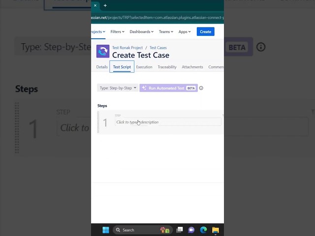 How to create test case in Jira Zephyr scale? #jira #testcase #zephyr #jiratraining #testcaseinjira