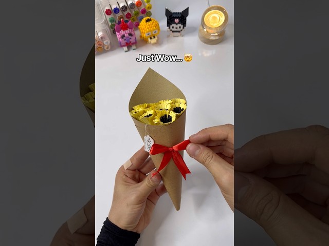 You Won’t Believe How Easy This DIY Gift Is! 💐✨#diy #craft