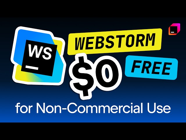 WebStorm Is Now Free for Non-Commercial Use