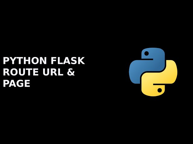 python tutorial flask web development route url page window pycharm