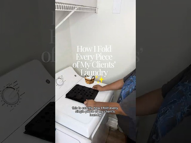 How I Fold My Clients’ Laundry 🧺 | Wash, Dry & Fold Service