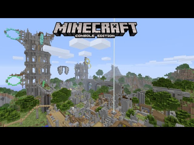 Minecraft Console Edition: Title Update 46 (TU46) Tutorial World Gameplay and Tour