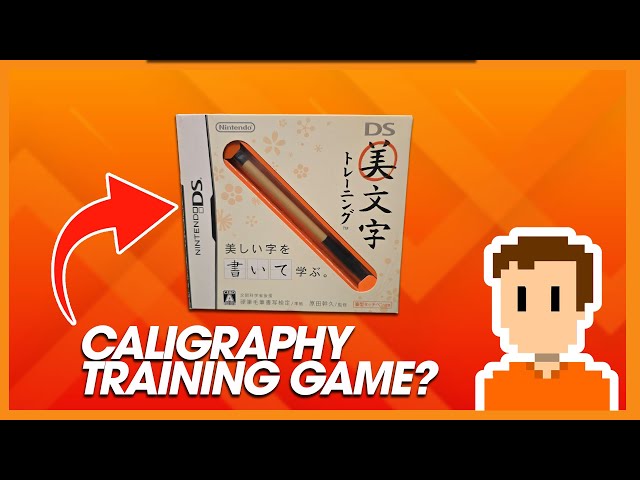This DS game teaches you CALIGRAPHY?