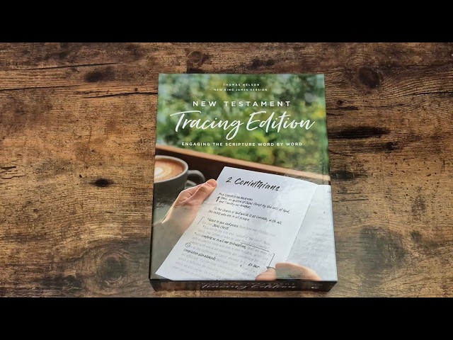 NKJV Tracing Edition New Testament - first look
