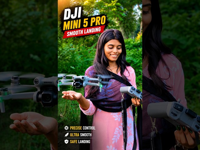 DJI Mini 5 Pro Drone Safe Landing Tutorial || DJI Mini 5 Pro #djidrone #shorts #dji #djimini5pro