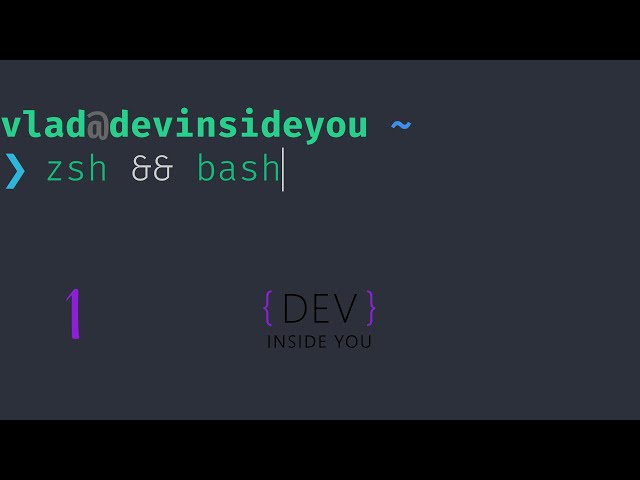Oh my! Please not another #Zsh tutorial - Part 1 - Zsh && Bash Tour