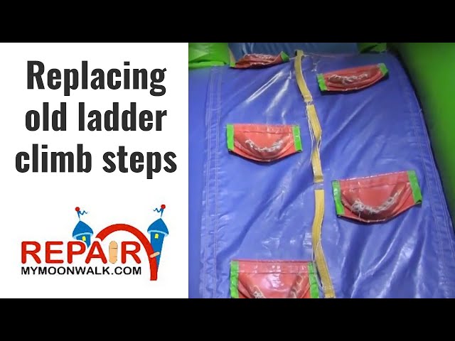 How we replace old ladder climb steps