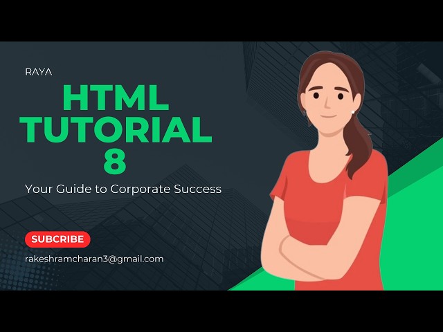 HTML Tutorial 8 (Learn HTML buttons )