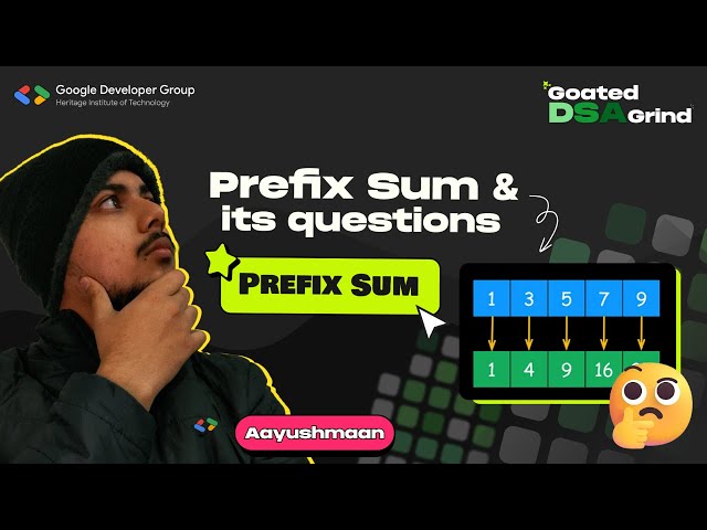 Master DSA from Scratch | Prefix Sum Explained with Problems
