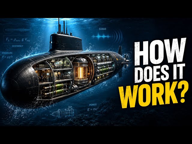 How Nuclear Submarines Work: The Physics & Engineering Behind Them | 3D Animation