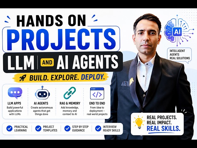 LLM and AI Agents Hands On | Easy Tutorial | Manohar Batra @CodeAndTechWithMB