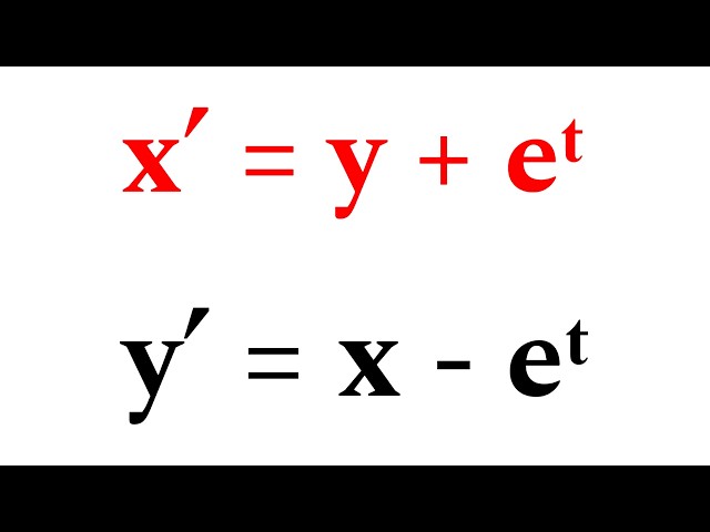 The Hidden Pattern in This ODE System