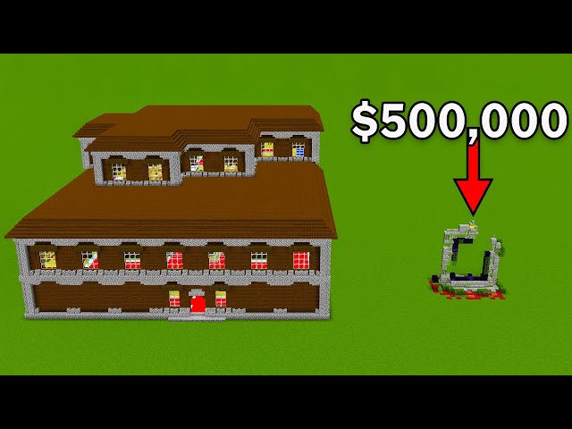 How Expensive are Minecraft Structures in Real Life?