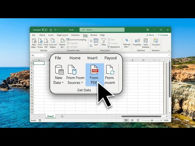 A Quick Way to Copy Text From a PDF to an Excel Spreadsheet Without Having to Type It