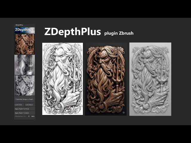 How to Use ZDepth Plus in ZBrush — Tutorial